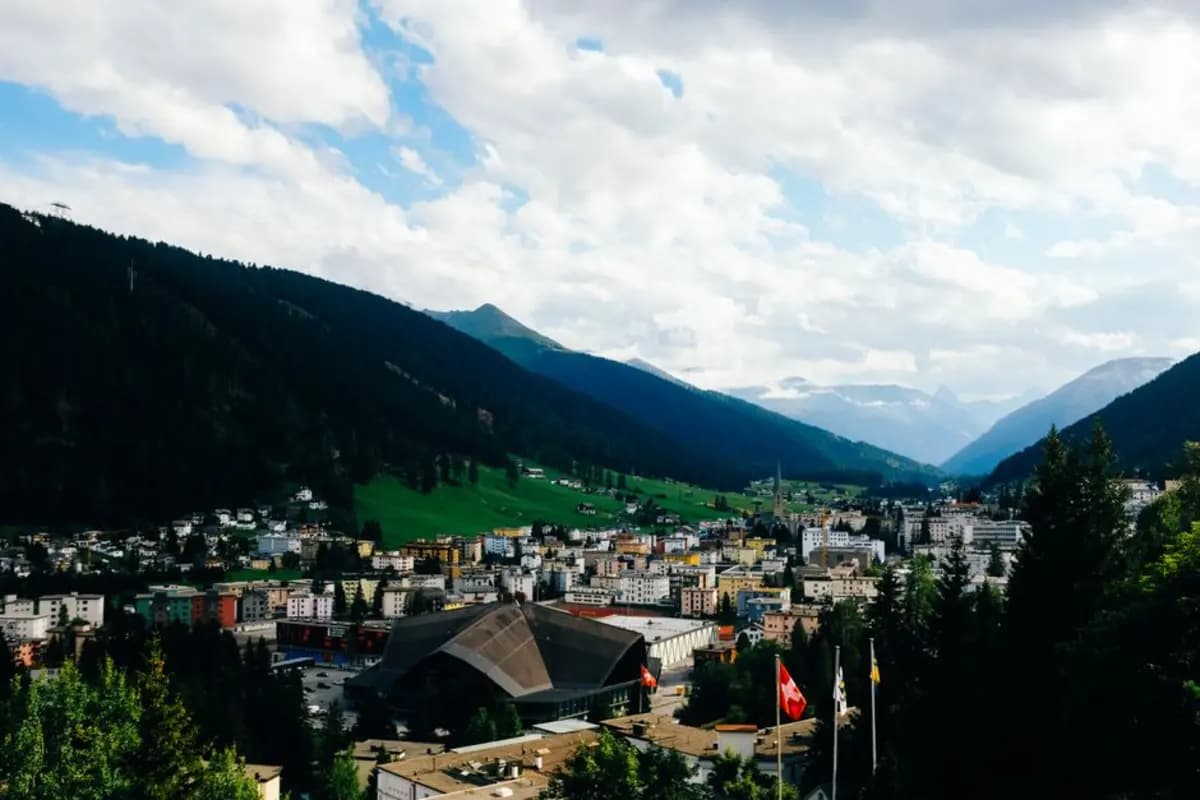 Ansicht des Kantons Graubünden, Schweiz