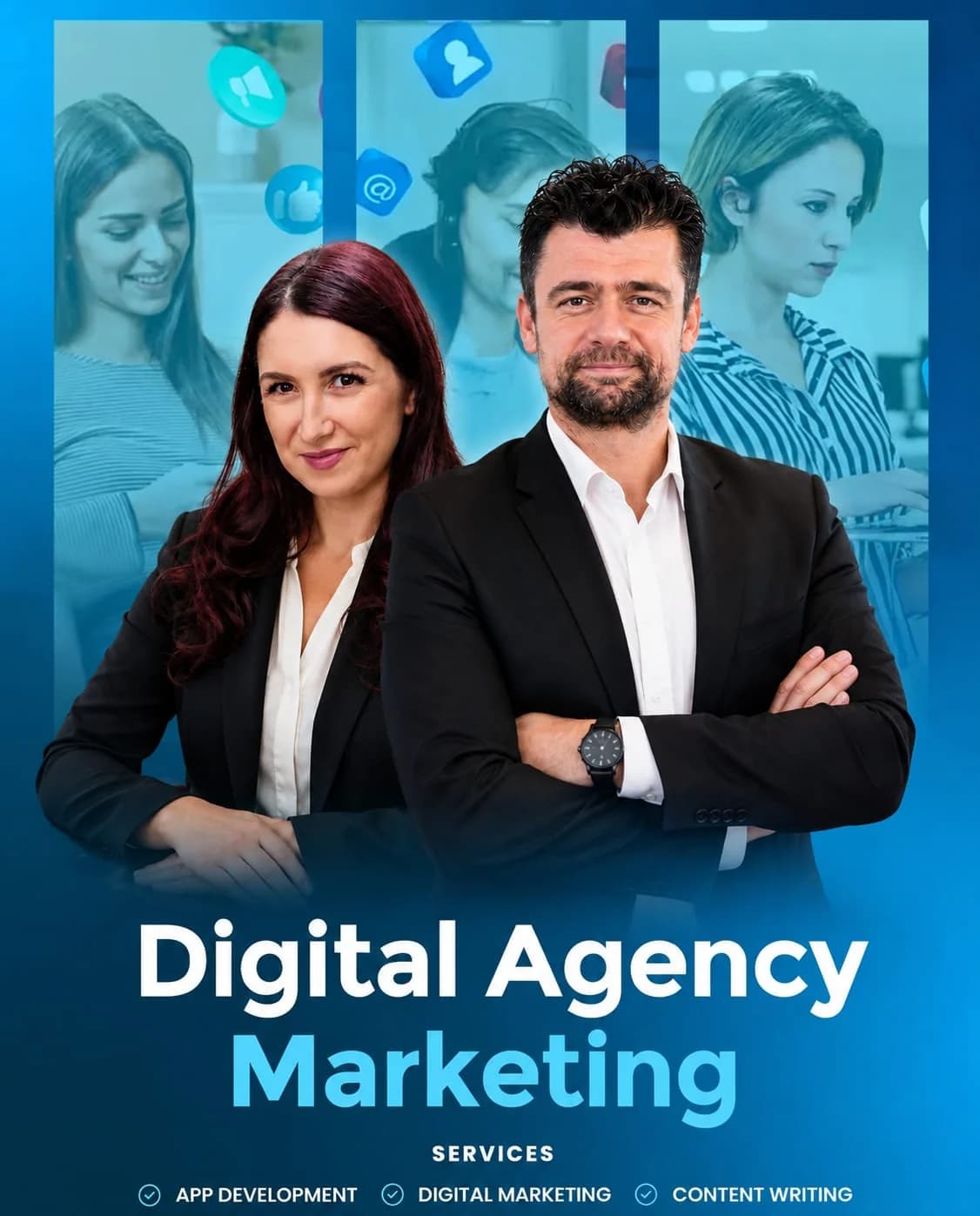 Andreea und Alin — das Team von eSys Agency, Webdesign Agentur Schweiz