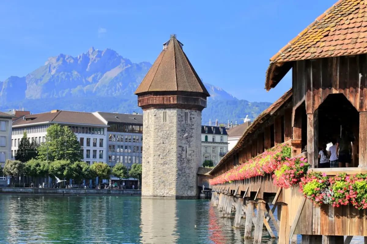 Ansicht des Kantons Luzern, Schweiz