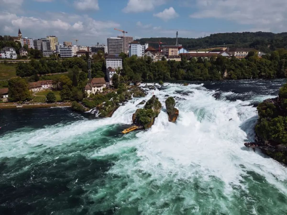 Ansicht des Kantons Schaffhausen, Schweiz