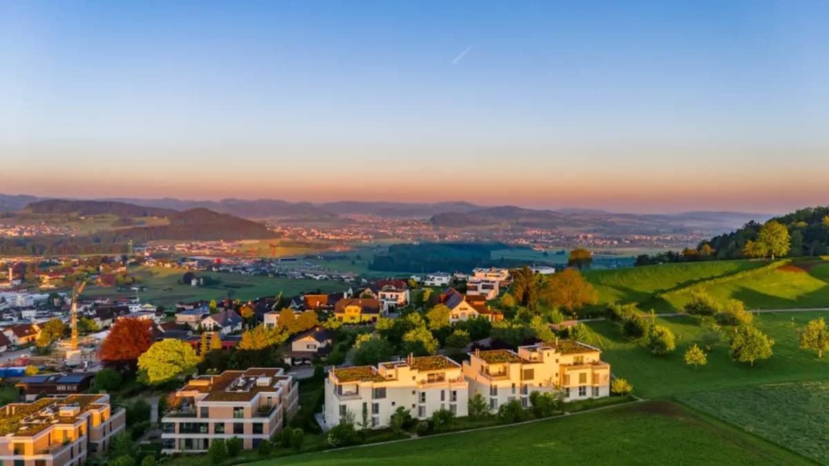 Ansicht des Kantons St. Gallen, Schweiz