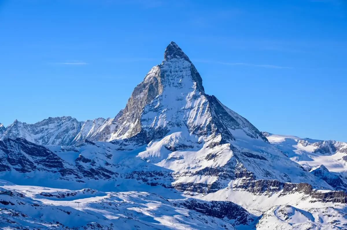 Ansicht des Kantons Wallis, Schweiz