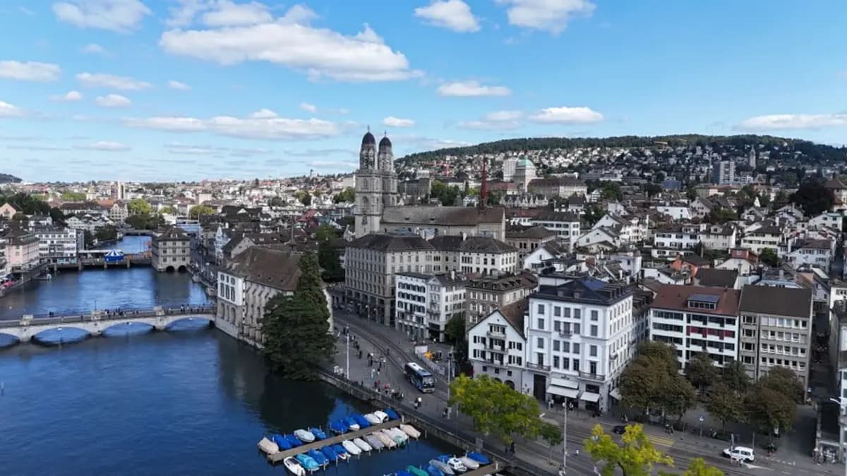 Ansicht des Kantons Zürich, Schweiz