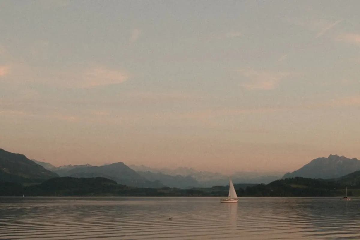 Ansicht des Kantons Zug, Schweiz
