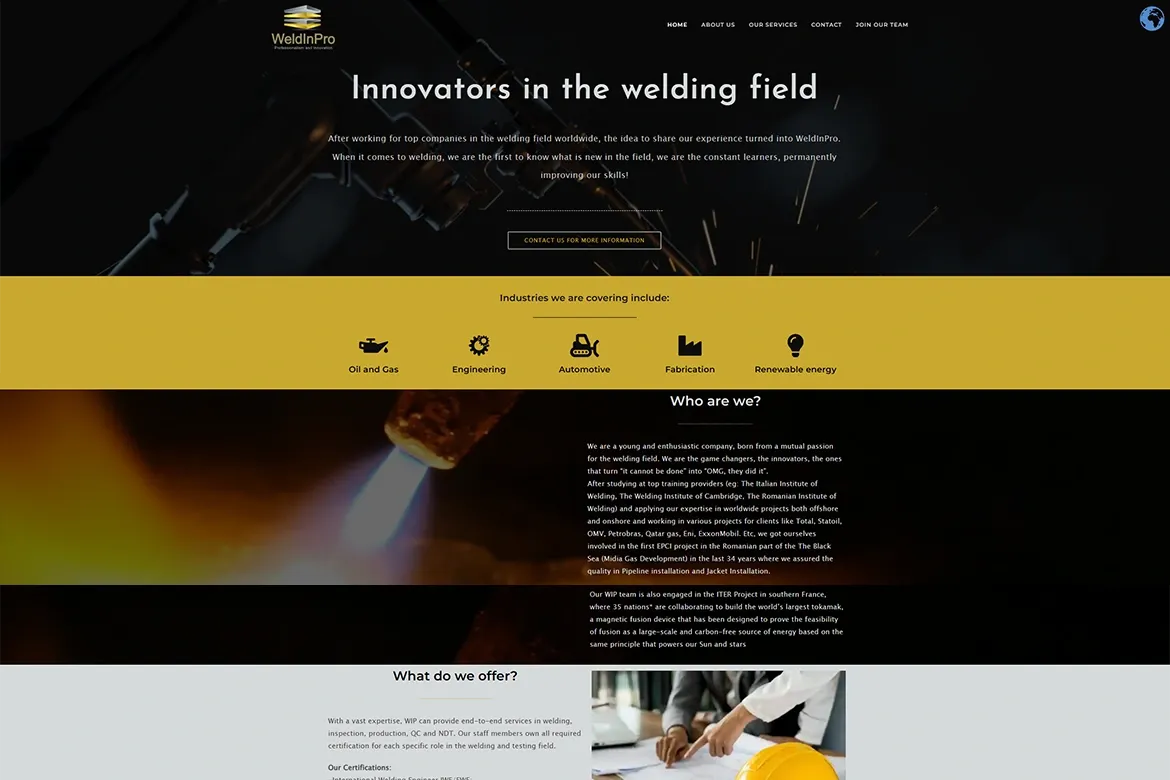 WeldinPro – Webdesign-Projekt eSys Agency